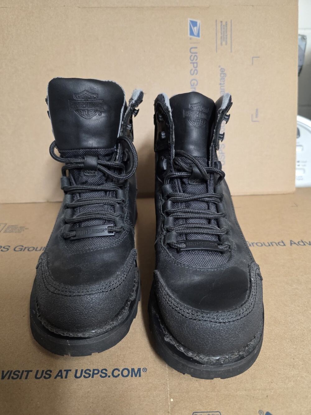 Harley Davidson Men's Downshift Shock ABS Riding Boots D94244 Size 7.5 M Mint